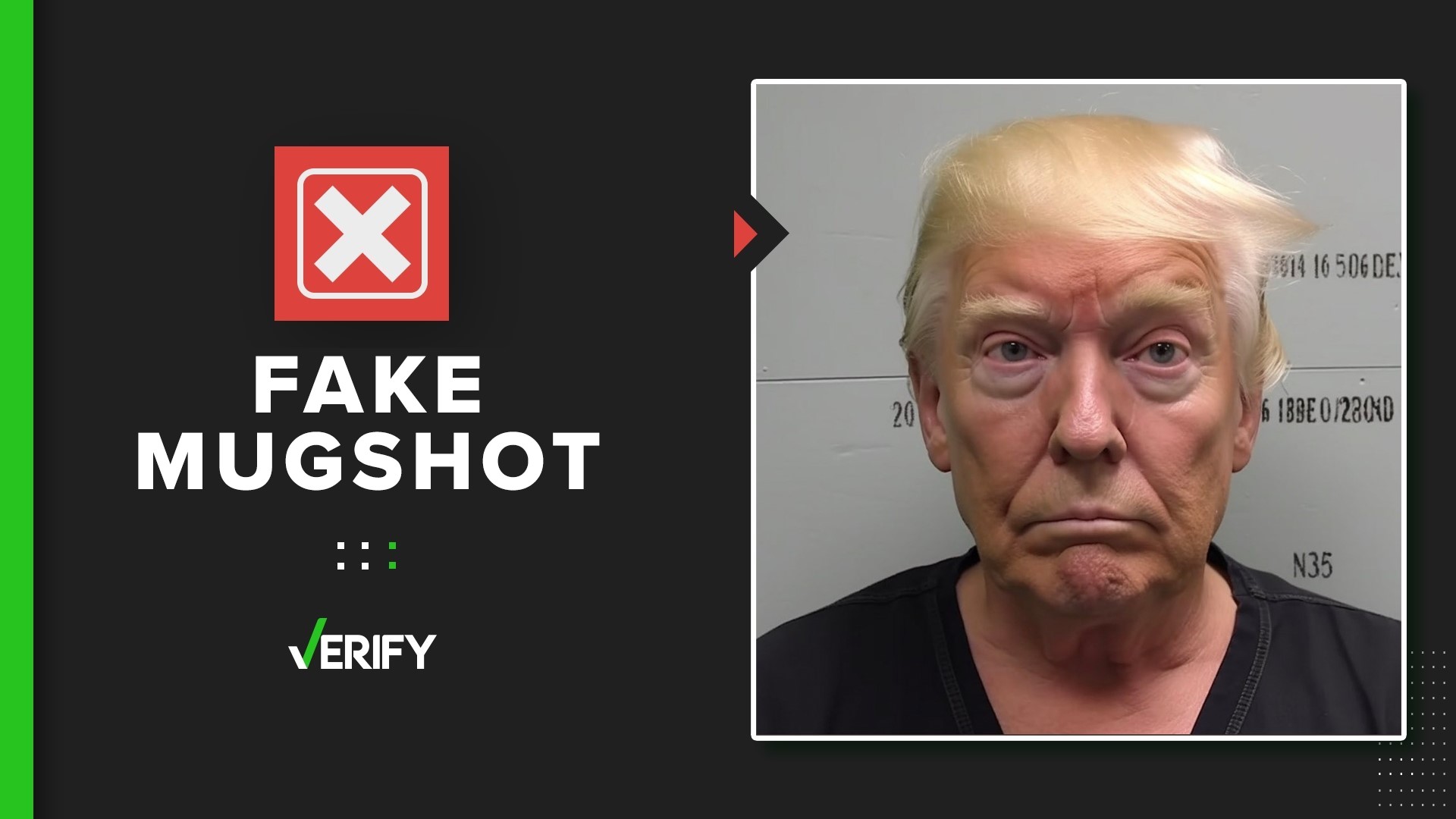 Former President Trumps Fulton County Mugshot Real Vs Fakes Wkyc