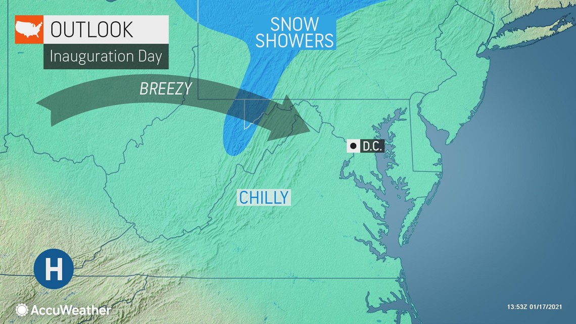 Inauguration Day Weather Forecast Dry Conditions In Dc Highs In The Low 40s Wkyc Com
