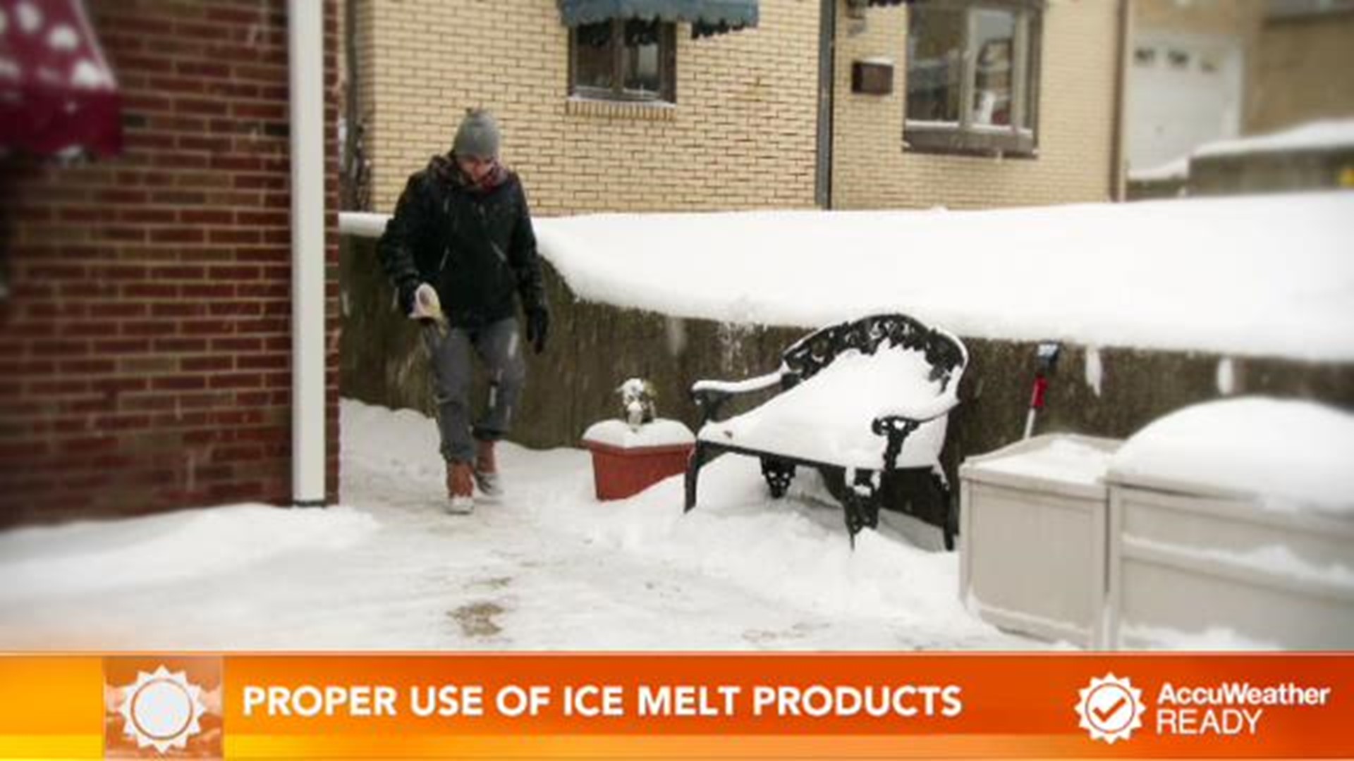 How does salt melt snow and ice?