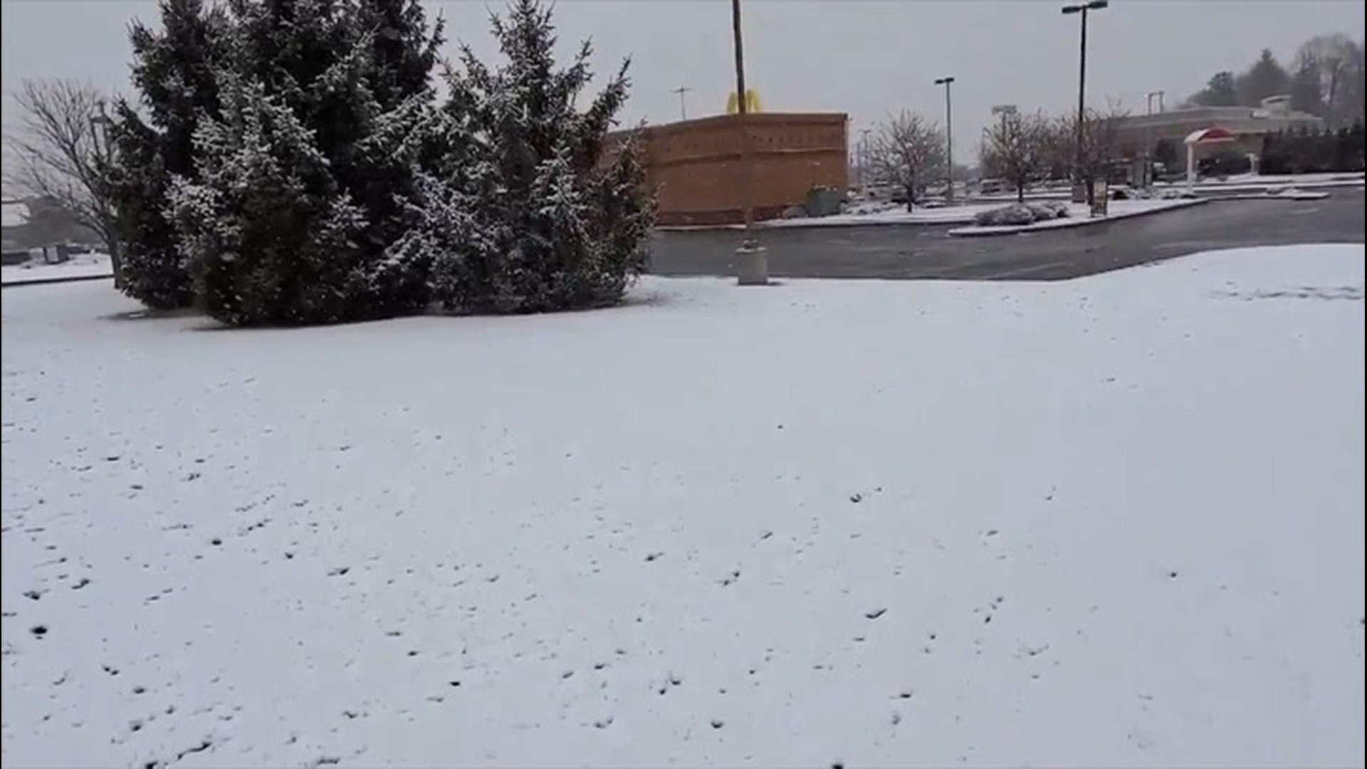 Snow emergencies were in effect as the northern part of Ohio was hit with a winter blast on Feb. 26. This footage of snowfall was taken in Toledo, Ohio.