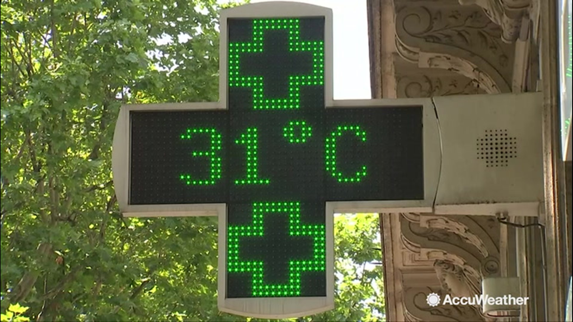 A heatwave has brought temperatures of over 100 degrees to Paris, France. While it may be hot, that's not stopping many residents and tourists alike from getting out and enjoying the sunny weather.
