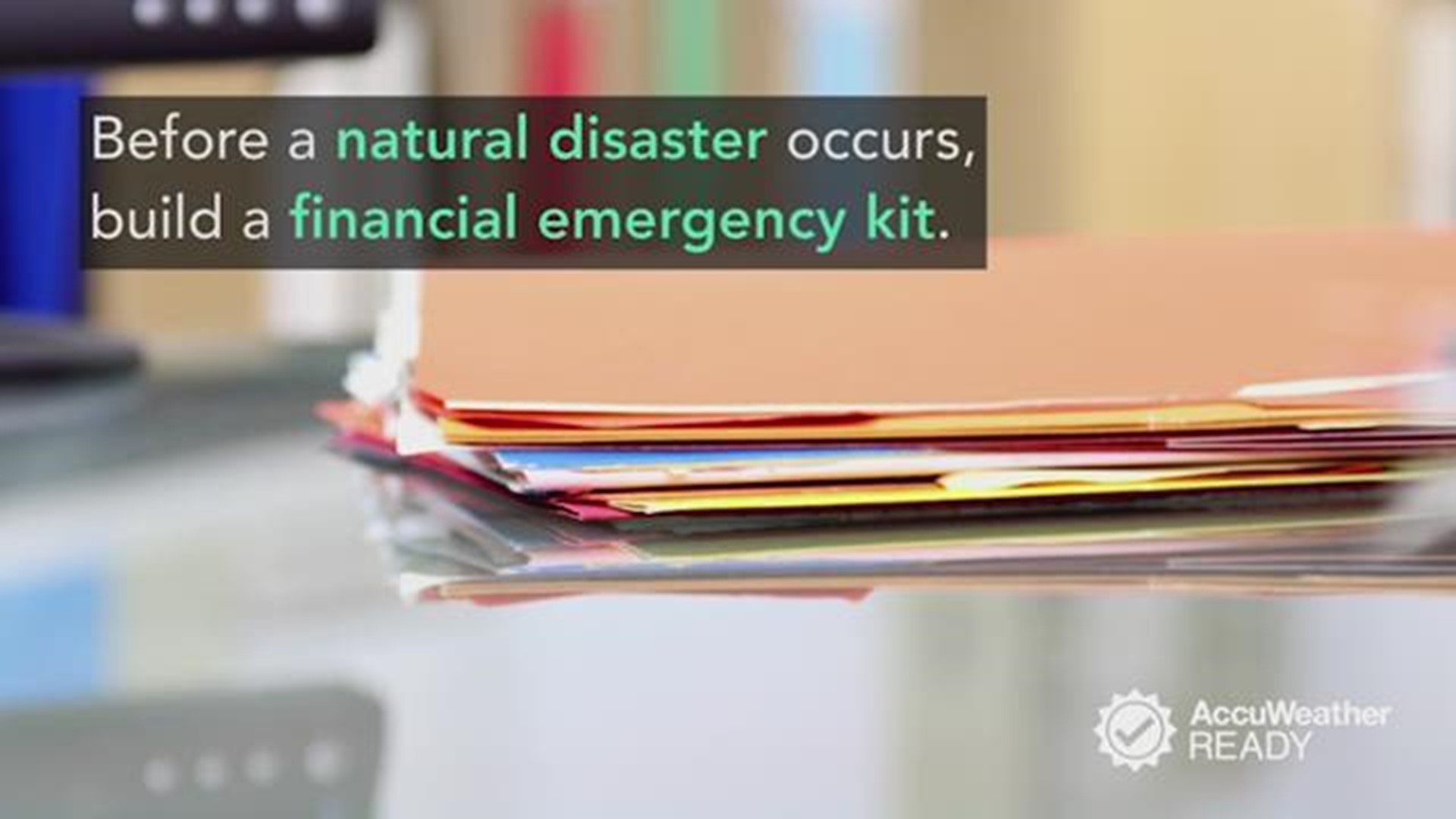 Over 40 percent of Americans don't have $400 in savings, according to the Federal Reserve. If a natural disaster strikes your area, it's crucial to have your finances in order before it occurs. 