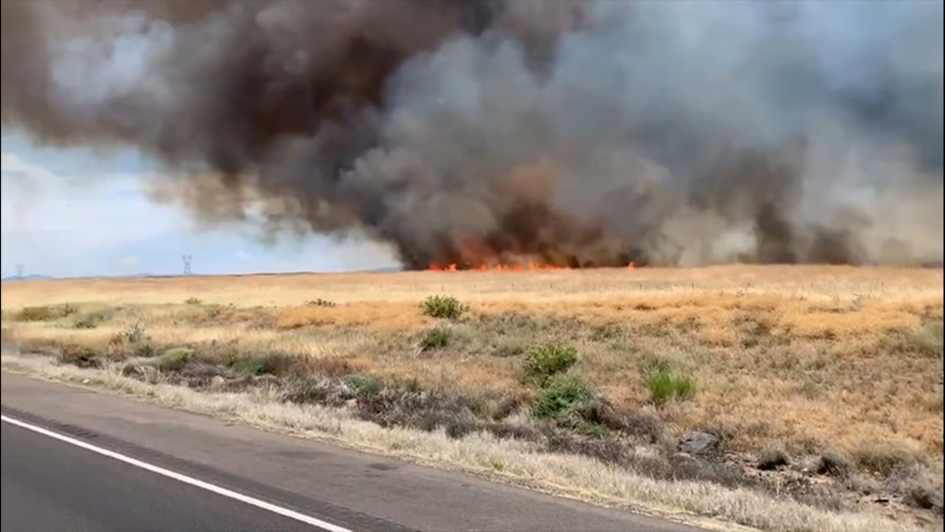 Sunday's fire behavior was described as 'fast-moving' as a dry, gusty wind grew the Sunset Fire to 4,000 acres in Yavapai County, Arizona, on May 31.