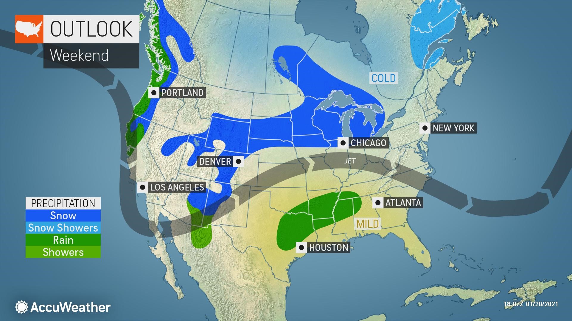 Arctic air in Northeast, Upper Midwest to be accompanied by spotty snow ...