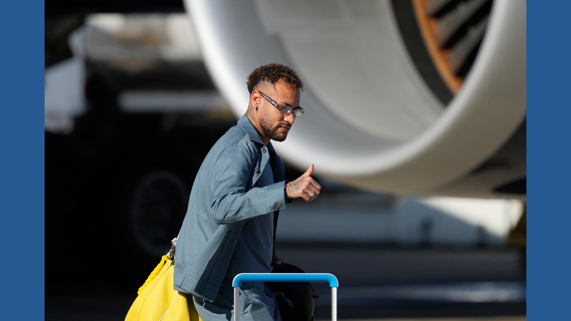 Brazil says Neymar, sidelined by a calf injury, isn't traveling for an exhibition game in Cleveland vs. Egypt