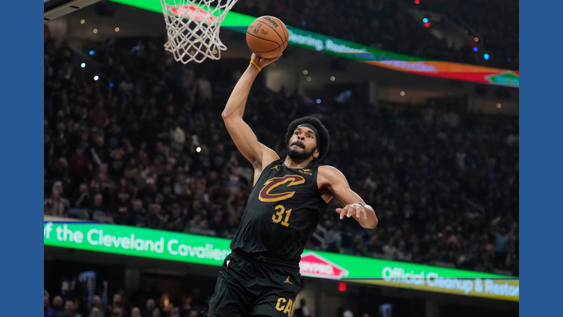 Jarrett Allen tied his playoff career high with 22 points and grabbed 19 rebounds as the Cleveland Cavaliers advanced to the Eastern Conference semifinals with a...