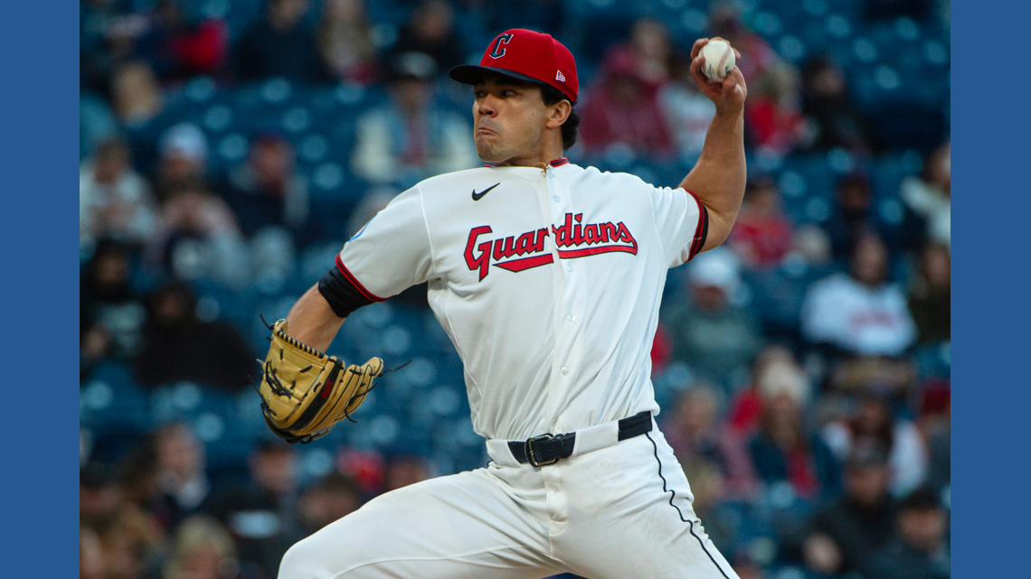 Joey Cantillo, Travis Bazzana help Cleveland Guardians continue their home dominance of Los Angeles Angels with a 7-2...