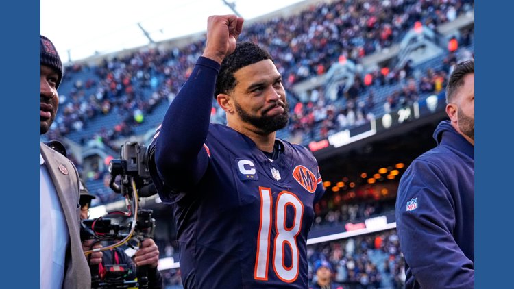 Bears QB Caleb Williams maintaining focus going into matchup against Eagles  | wkyc.com