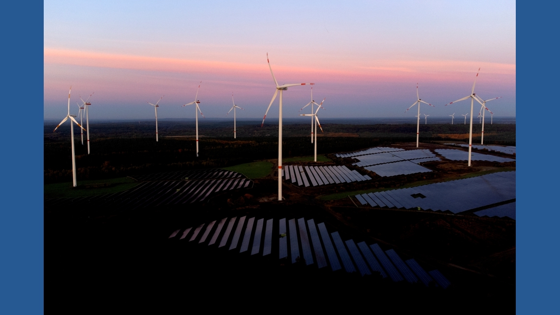 Solar and wind power has grown faster than electricity demand this year ...