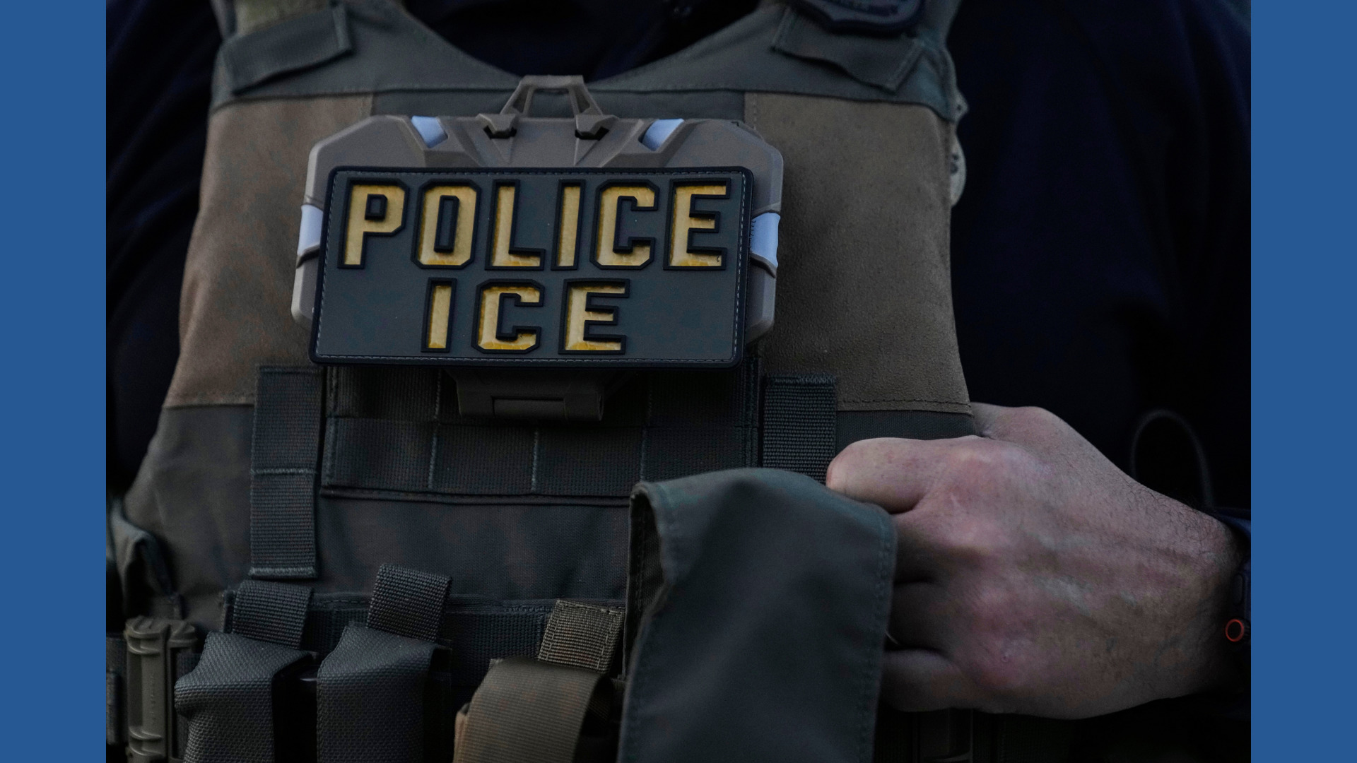 Immigration agents shot a suspect after he rammed their vehicle during ...