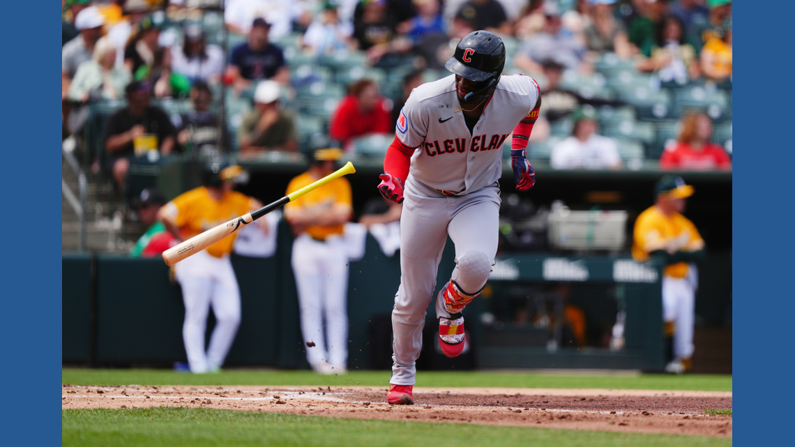 Ramírez steals 300th career base, Fry and Manzardo homer as Guardians rally past Athletics 14-6