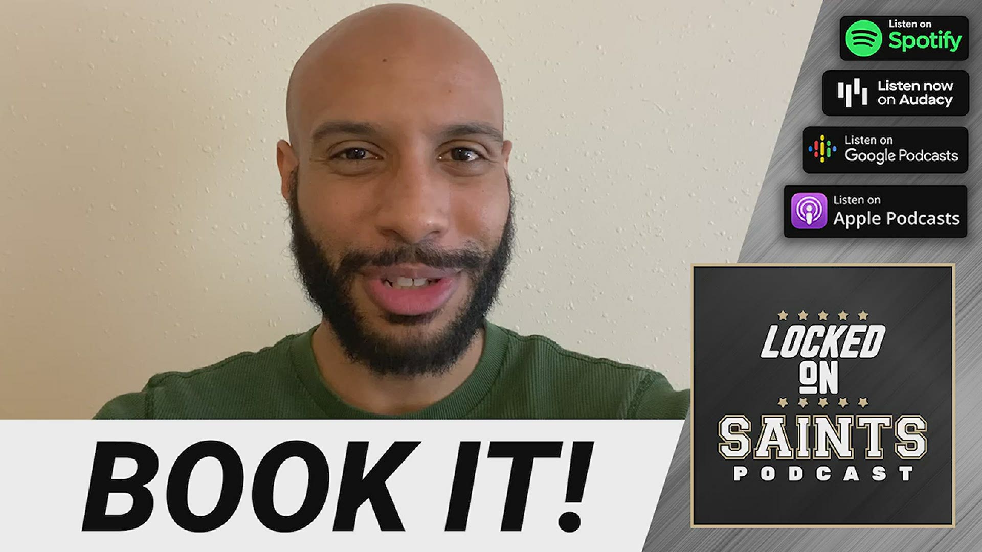 The host of the Locked On Saints podcast reacts to the team picking Ian Book in the fourth round of the NFL Draft.