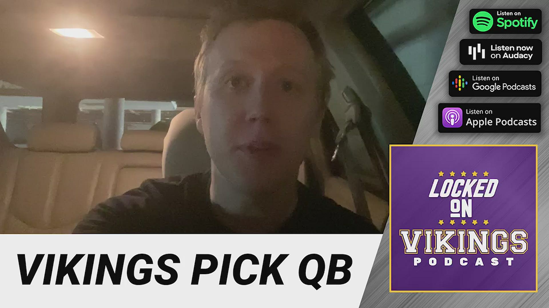 The host of the Locked On Vikings podcast reacts to the team picking Kellen Mond in the third round of the NFL Draft.