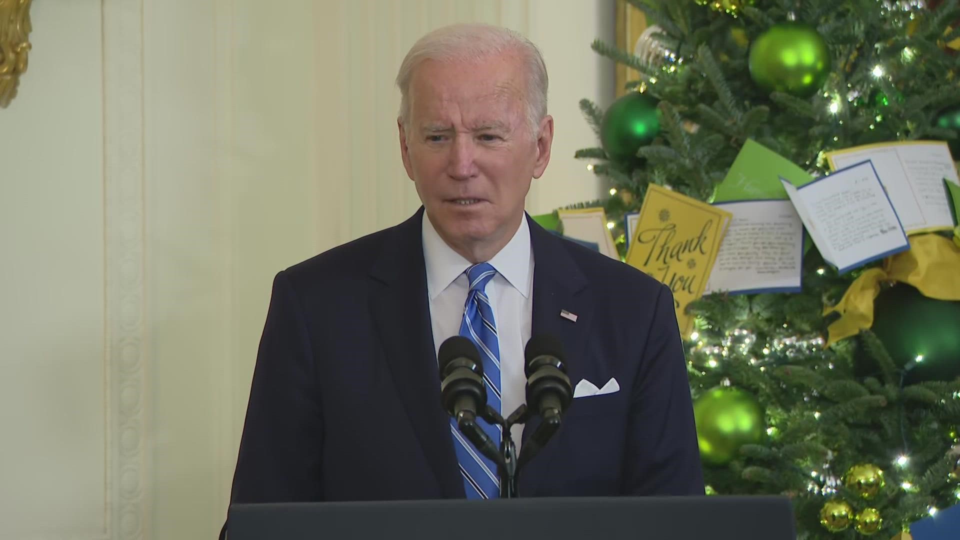 During Thursday's Medal of Honor ceremony, President Biden recounted the heroic actions of Sgt. 1st Class Alwyn Cashe.