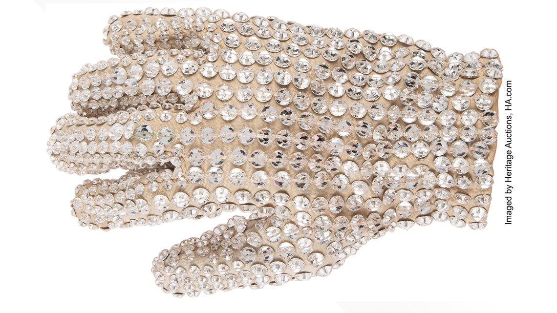 Michael Jackson's famous white sequined glove sells at auction for
