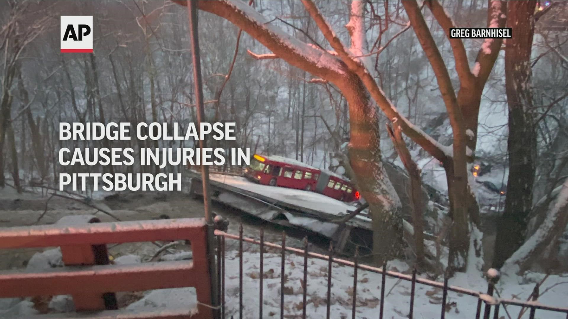 The collapse early Friday came hours before President Joe Biden was to visit the city to discuss his $1 trillion infrastructure bill.