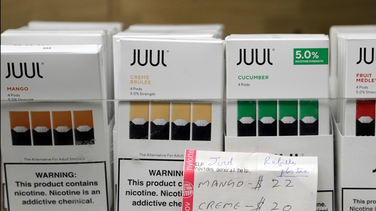 Juul halts US sales of popular mint-flavored e-cigarettes