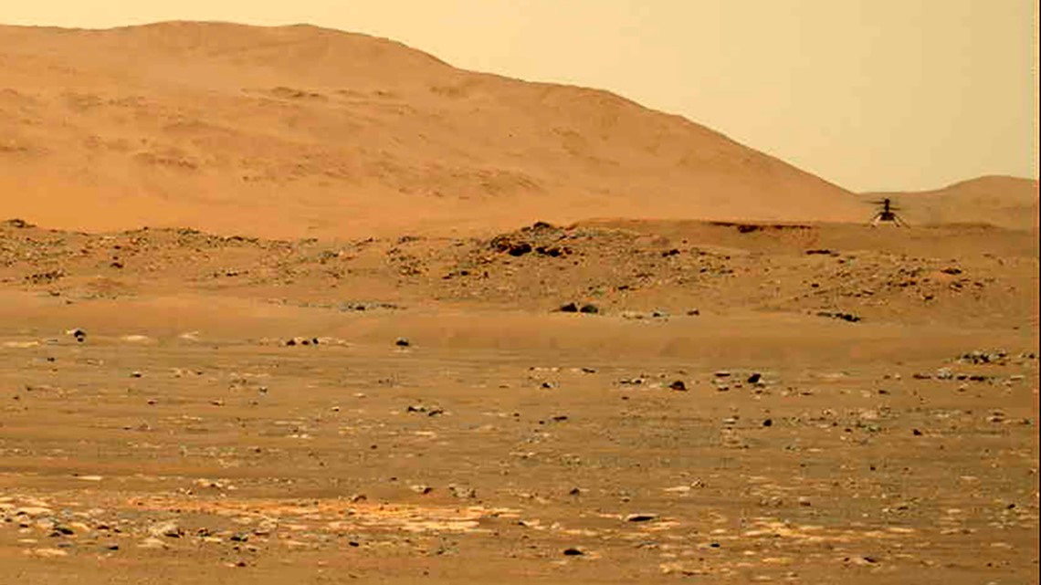 What gives the soil on Mars its red color? - Vimarsana News