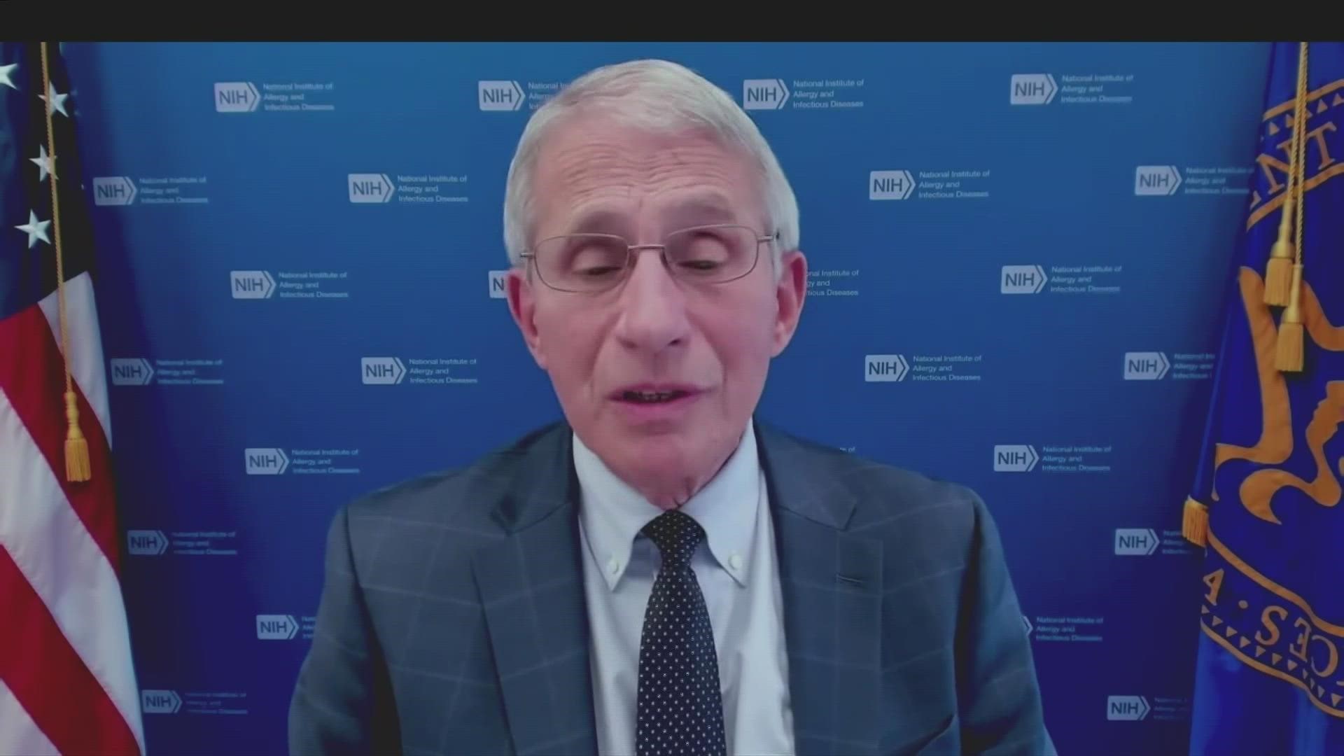 During Tuesday's COVID-19 briefing, Dr. Anthony Fauci detailed concerns about the omicron variant and how it differs from the delta variant.