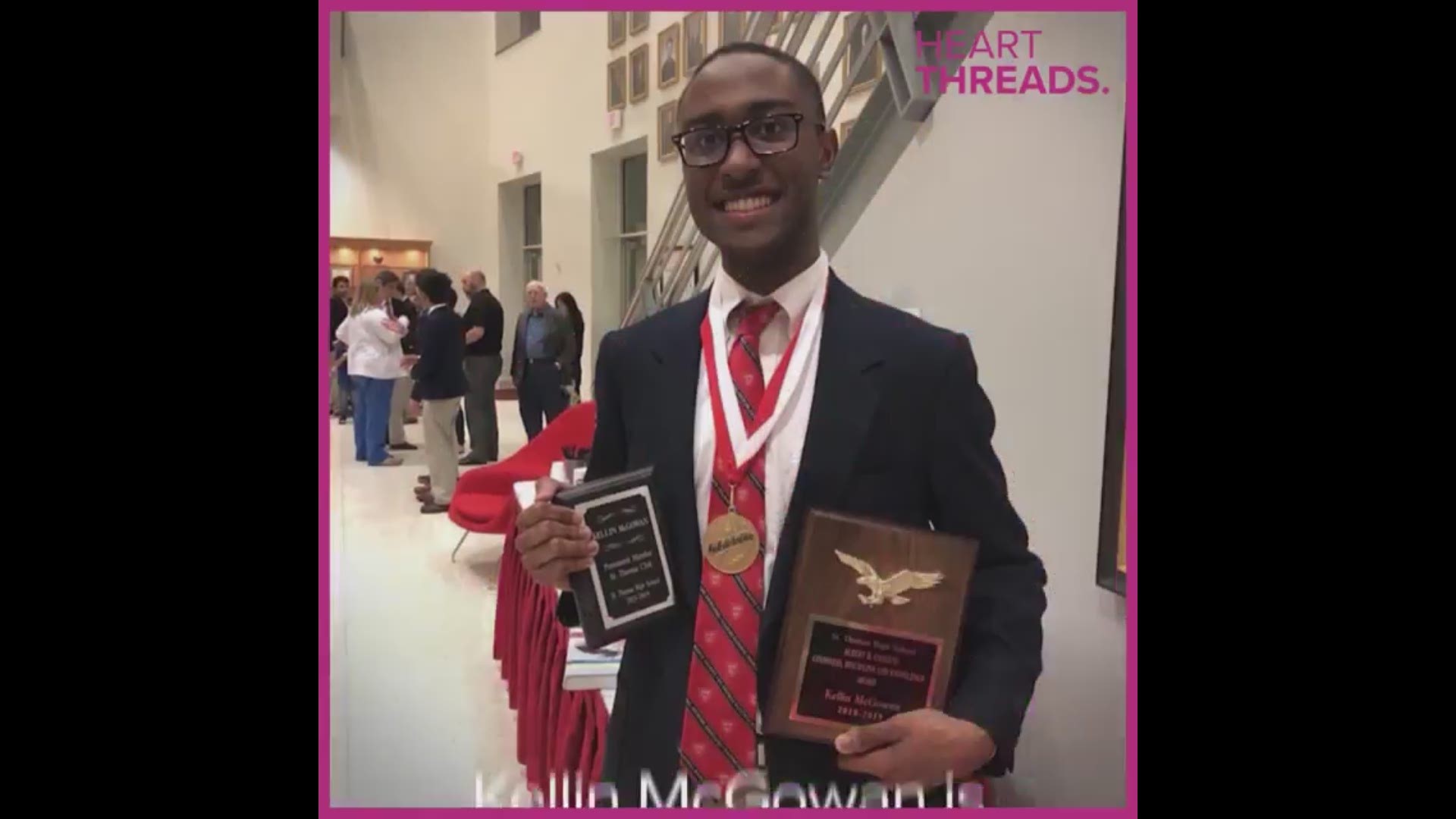 With a 4.57 GPA, Kellin became the first black valedictorian in his school's 119-year history. Now he's hoping to be an inspiration to others.