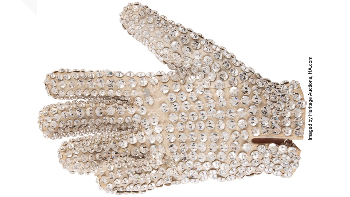 Michael Jackson Swarovski Gloves