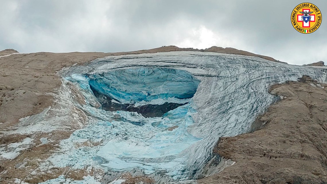Alpine glacier chunk detaches, killing at least 6 hikers - Vimarsana News