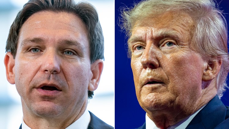 Trump returns to campaign trail in Iowa as GOP rival DeSantis makes case to New Hampshire voters