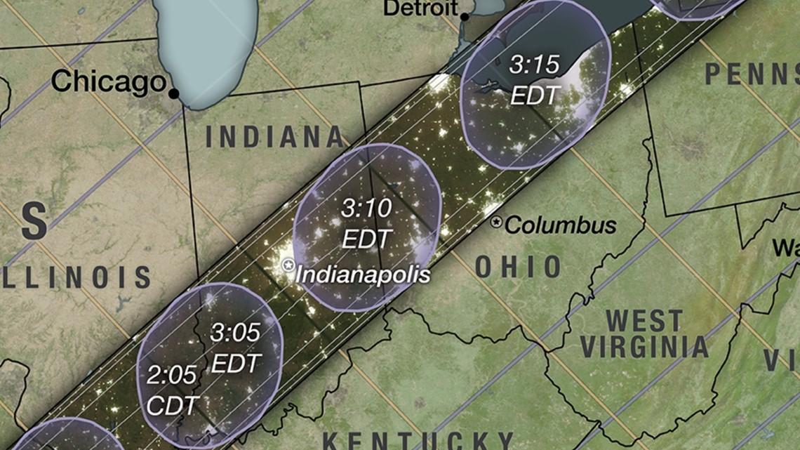 Solar Eclipse Michigan 2024 Time Image to u