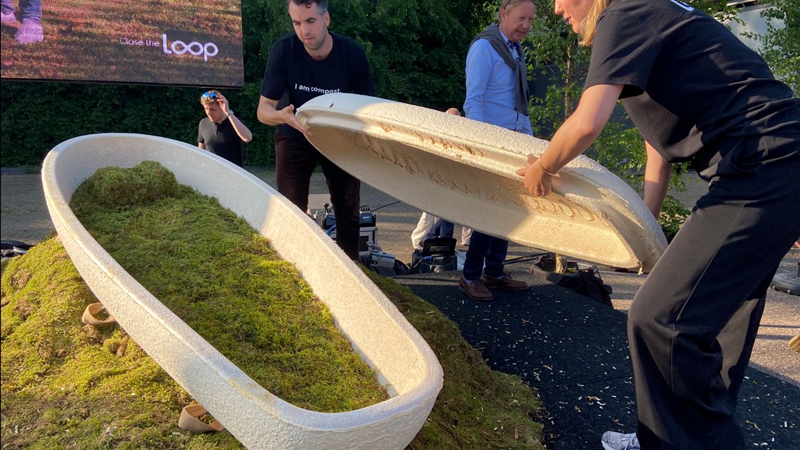 Loop Biotech grows mushroom coffins for sustainable burials - Vimarsana News