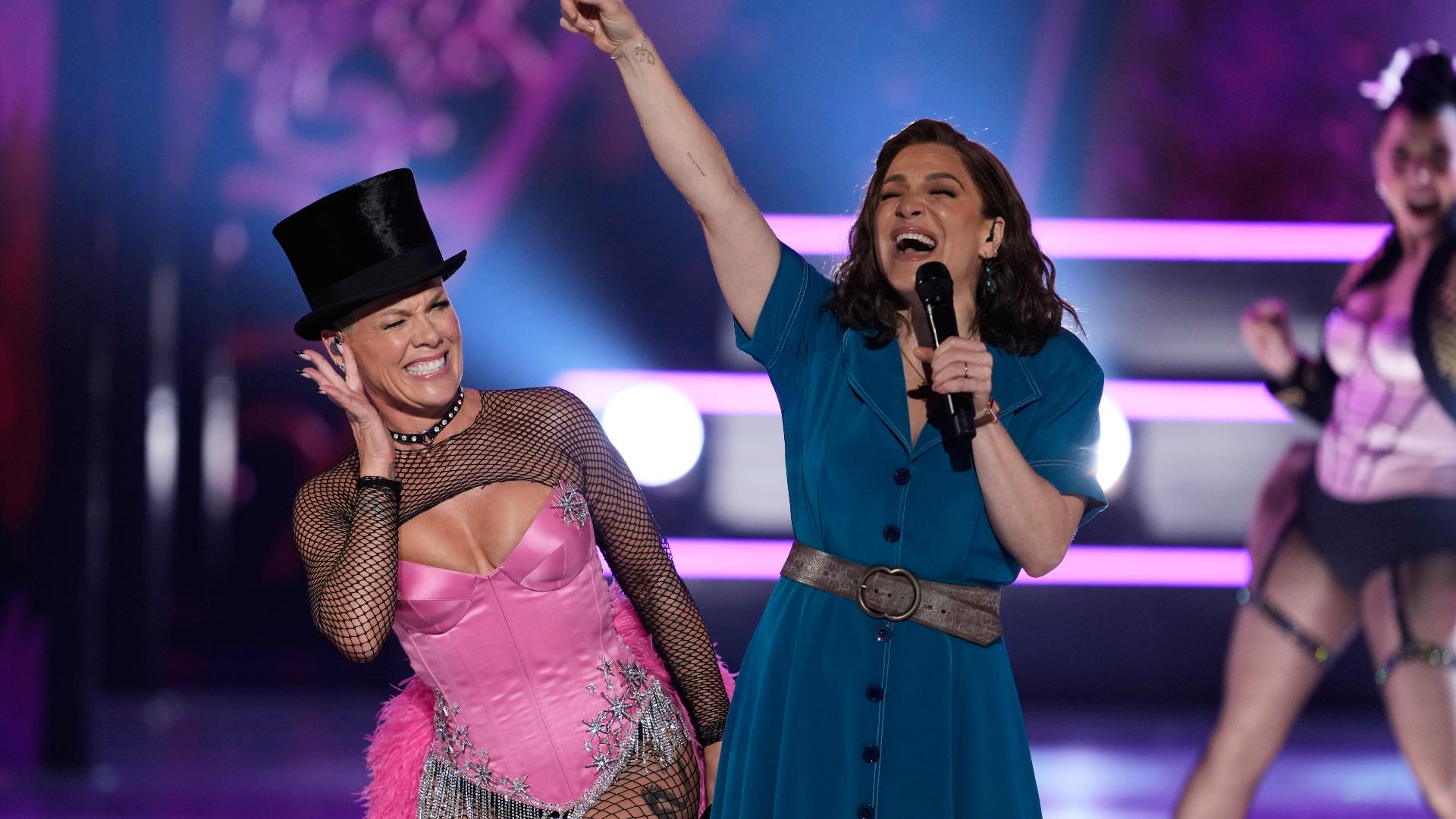 P!NK gives glimpse into her preparation for hosting the annual Tony Awards