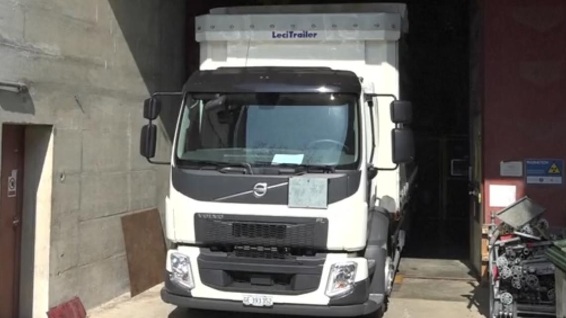 Scientists in Geneva take a road trip with some delicate cargo: A truck full of antimatter