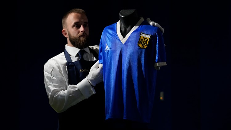 Shirt from iconic World Cup moment sets $9.3M auction record