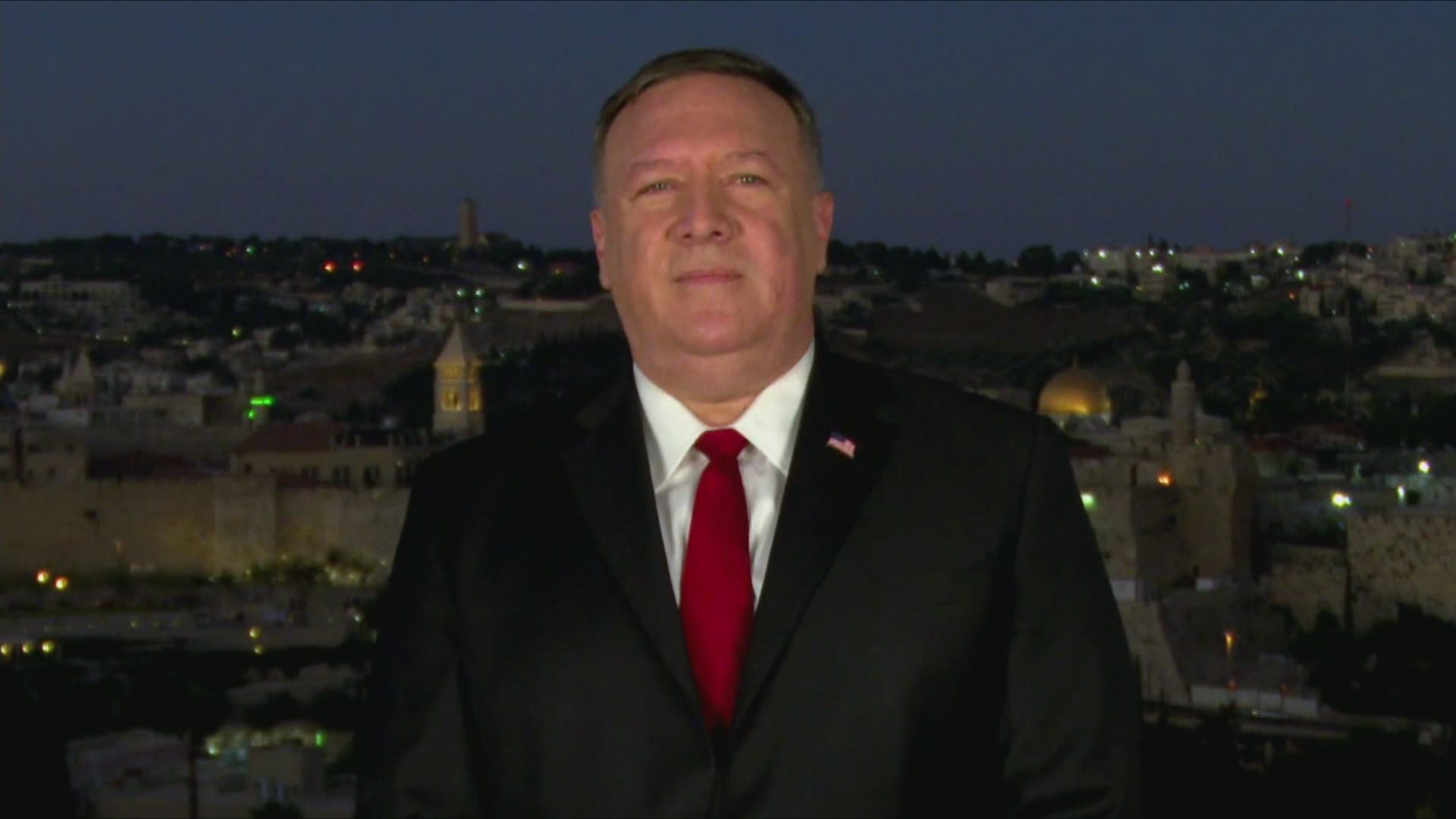 Secretary of State Mike Pompeo speaks at the Republican National Convention