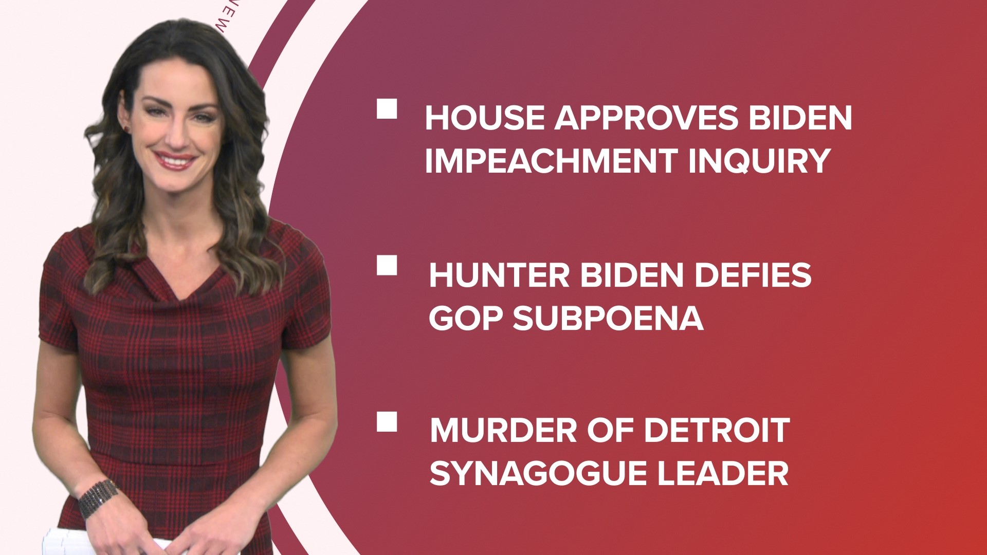 A look at what is happening in the news from the House approving an impeachment inquiry into President Biden to the correct gift etiquette for postal carriers.