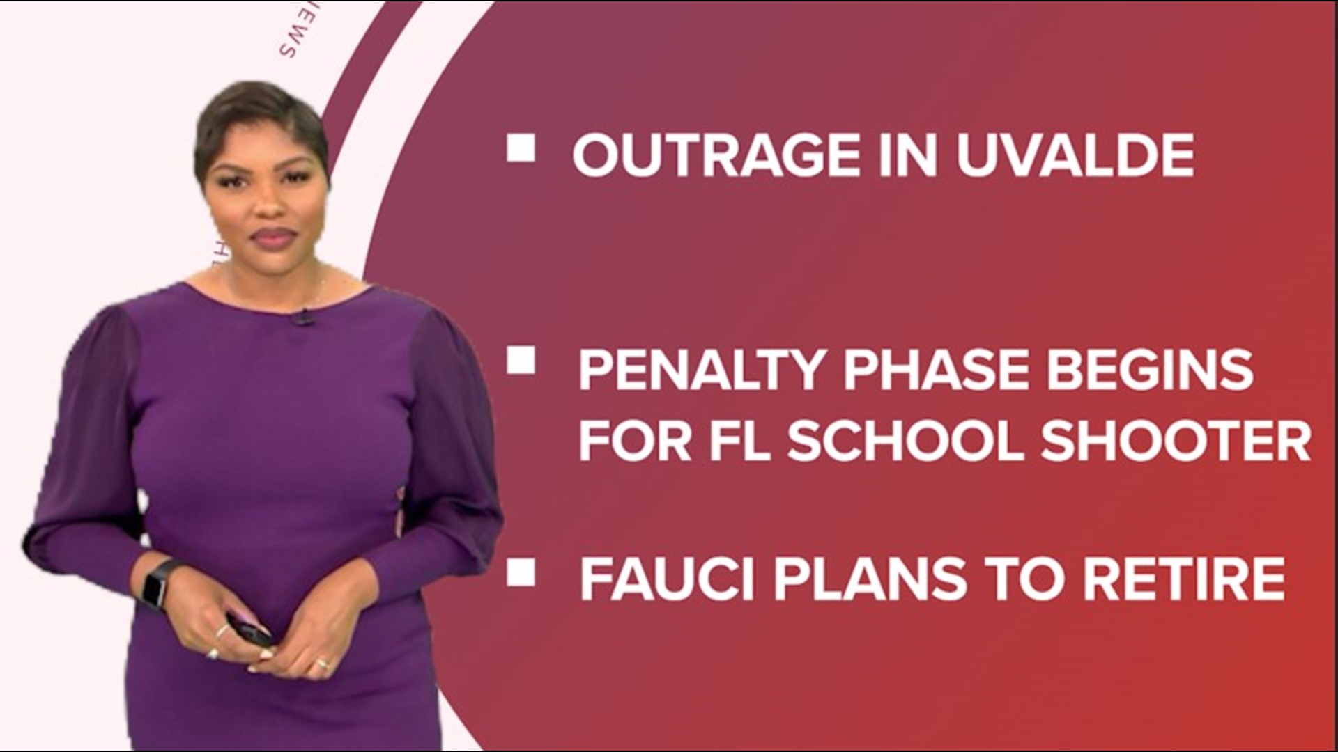 A look at what is happening across the U.S. from outraged parents in Uvalde to the penalty phase for a school shooter and a toy store makes a comeback.