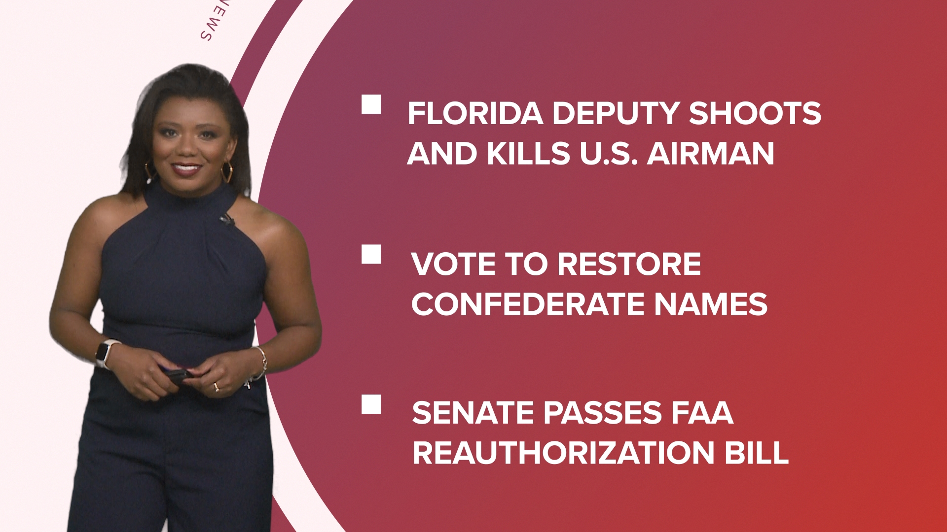 A look at what is happening in the news from body camera footage release in fatal shooting to vote to restore confederate names on schools and Mother's Day gifts.