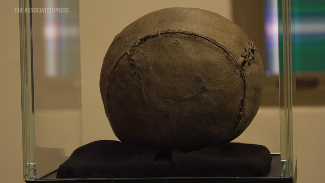 World's oldest known soccer ball on display in Florida ahead of