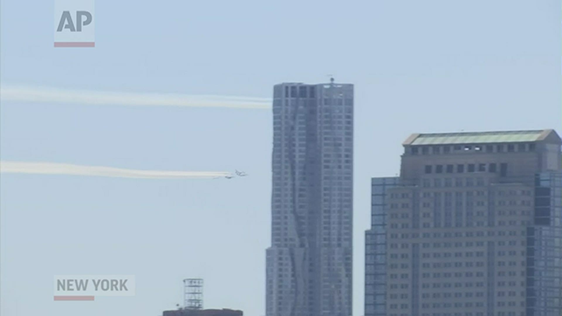 Blue Angels And Thunderbirds Salute New York Coronavirus Responders With  Flyover