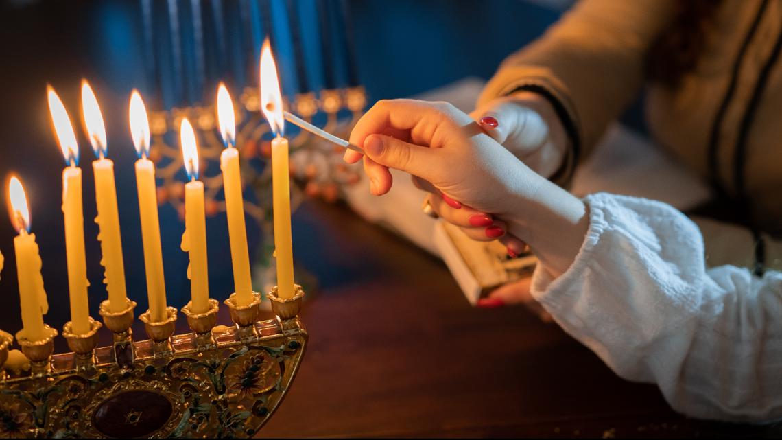 When is the first night of Hanukkah and how is it celebrated?