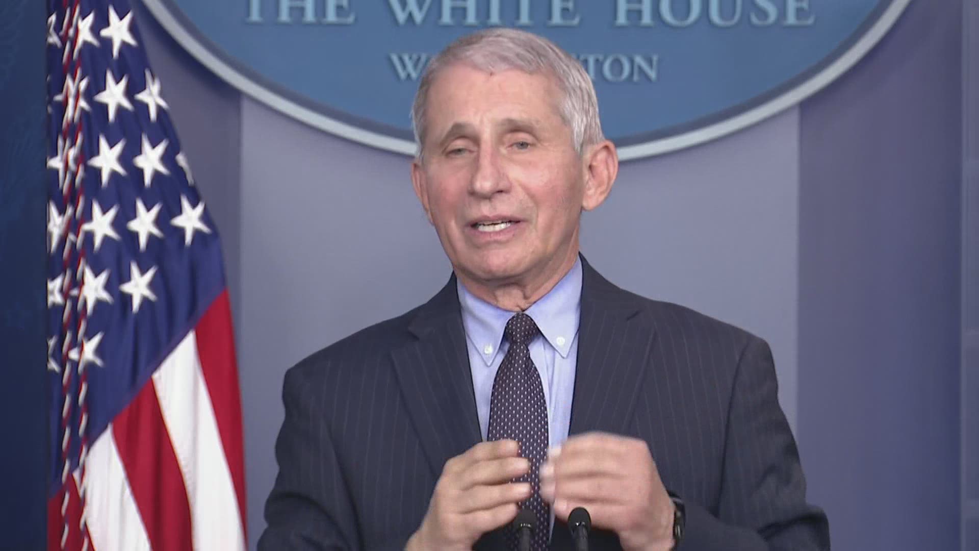 On the first full day of the Biden presidency, Dr. Anthony Fauci spoke to reporters about the current status of the COVID-19 pandemic.