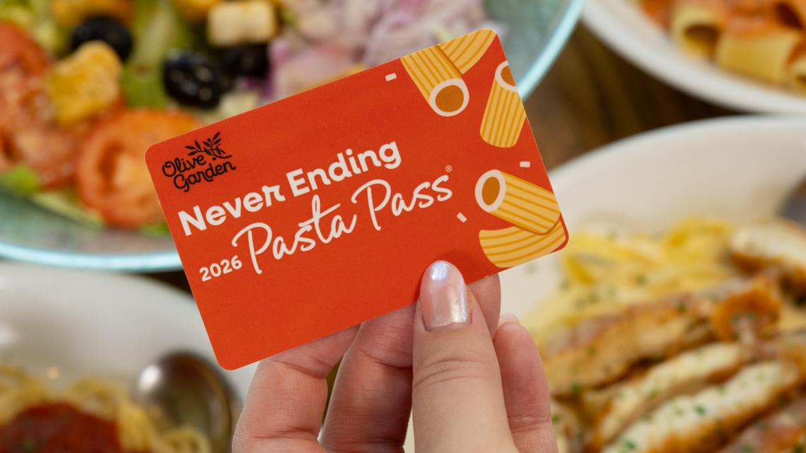 Olive Garden announces return of never-ending pasta pass