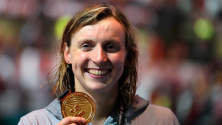 Katie Ledecky earns AP female athlete of year for 2nd time