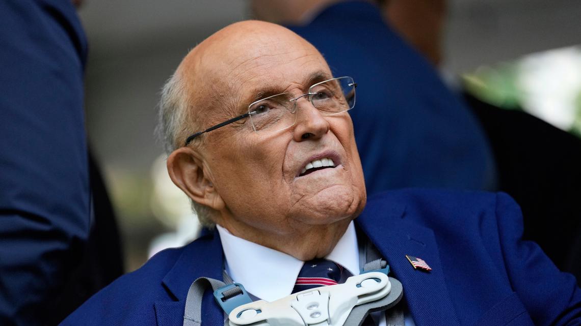 Rudy Giuliani is breathing on his own while hospitalized with pneumonia, spokesperson says