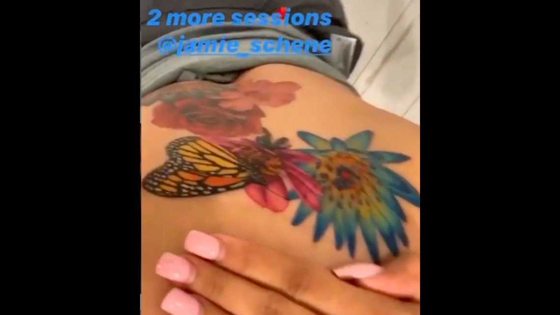 Cardi B Shares Her Giant Back Tattoo In Progress Amid Quarantine Wkyc Com