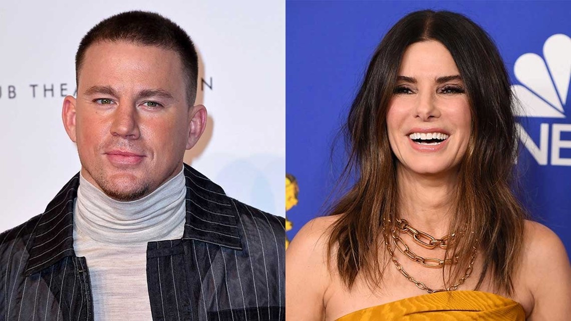 Channing Tatum Picks Up Sandra Bullock and Jumps Into a Pool After ...