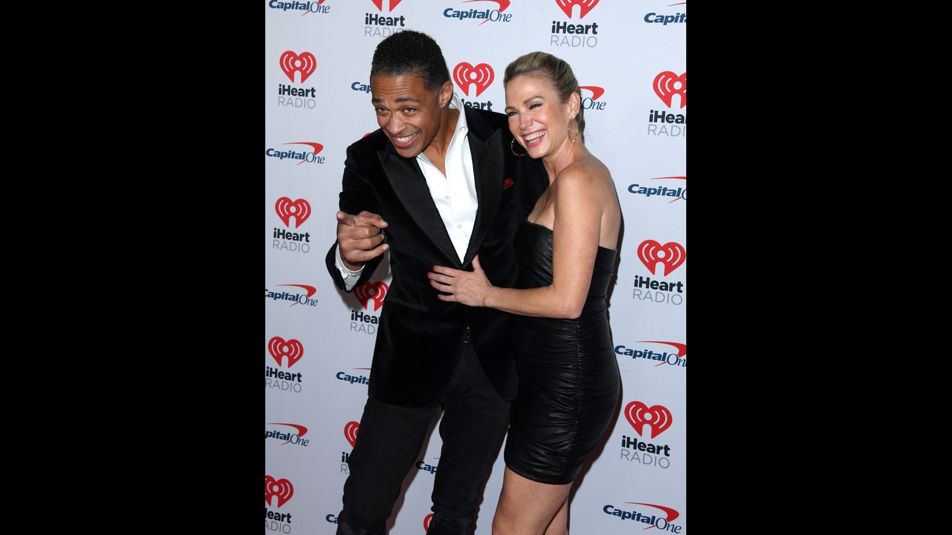 T.J. Holmes and Amy Robach Make Red Carpet Debut as a Couple at Jingle