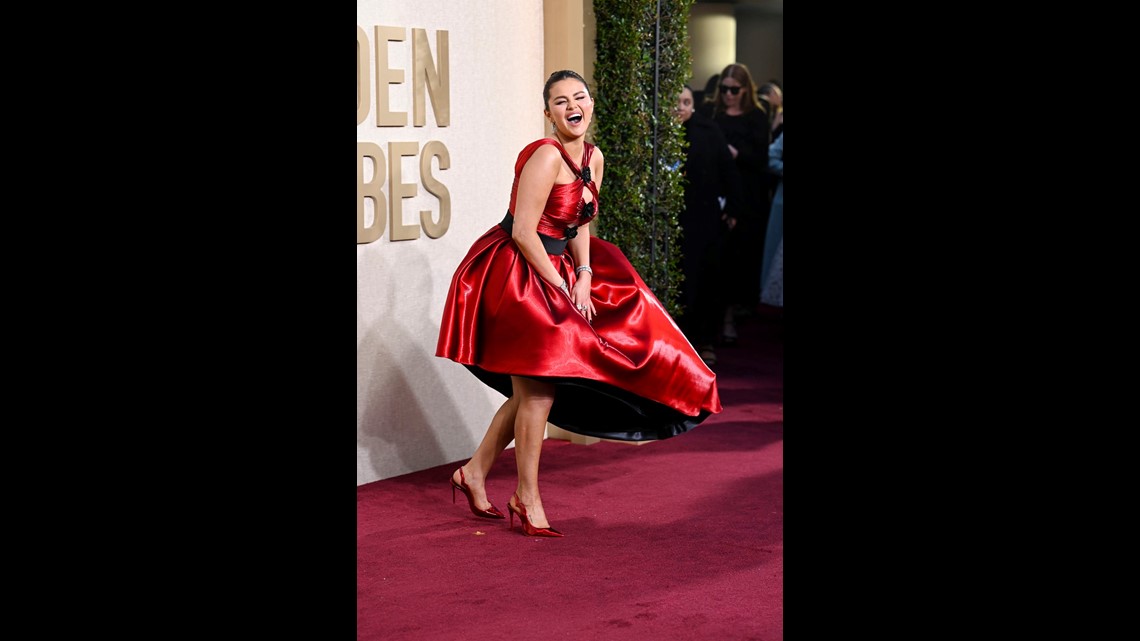 Selena Gomez Red Dress 2024