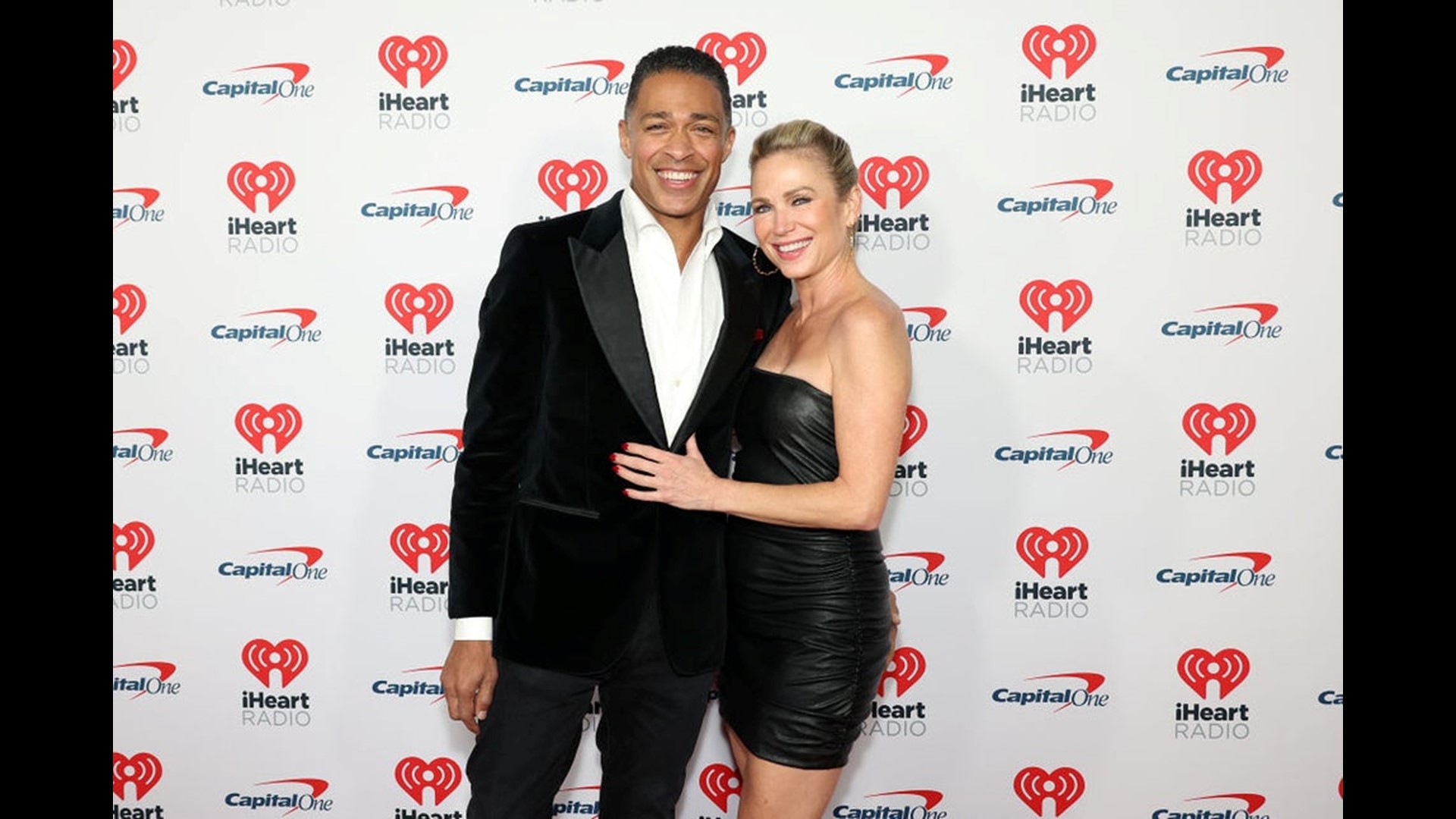 T.J. Holmes and Amy Robach Make Red Carpet Debut as a Couple at Jingle