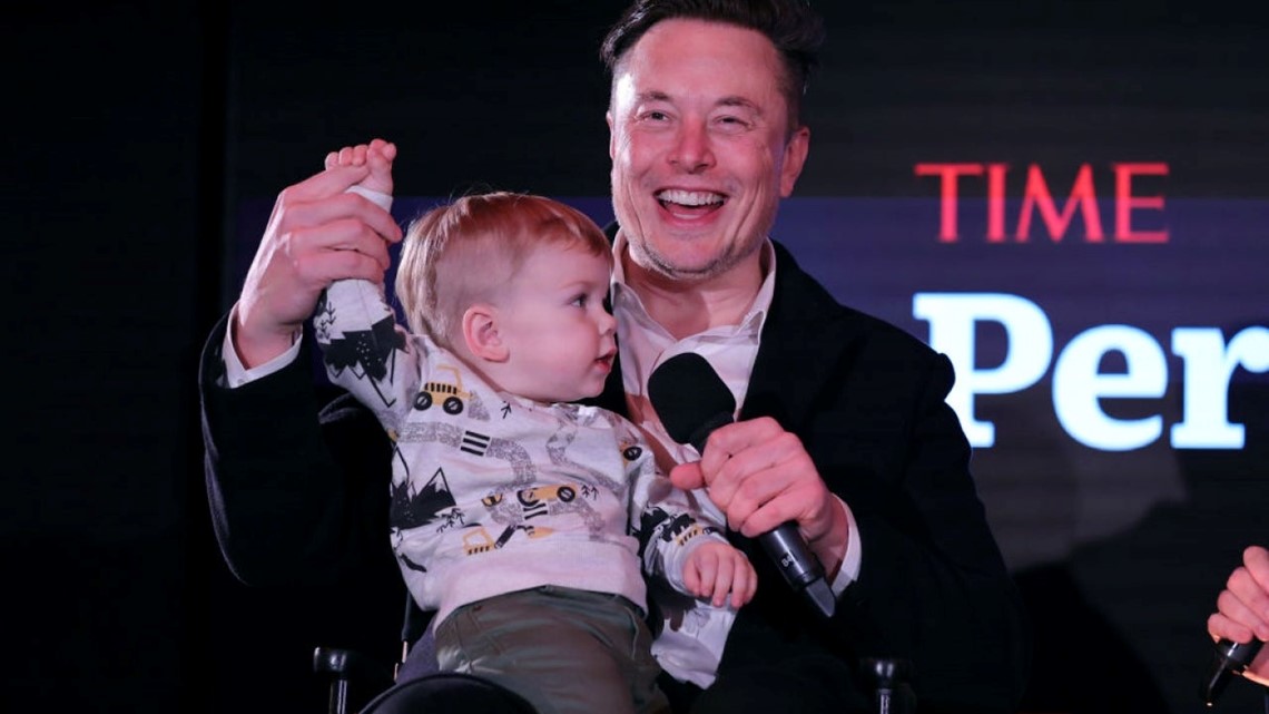 Elon Musk Brings Son X AE A-Xii to Person of the Year Event | wkyc.com