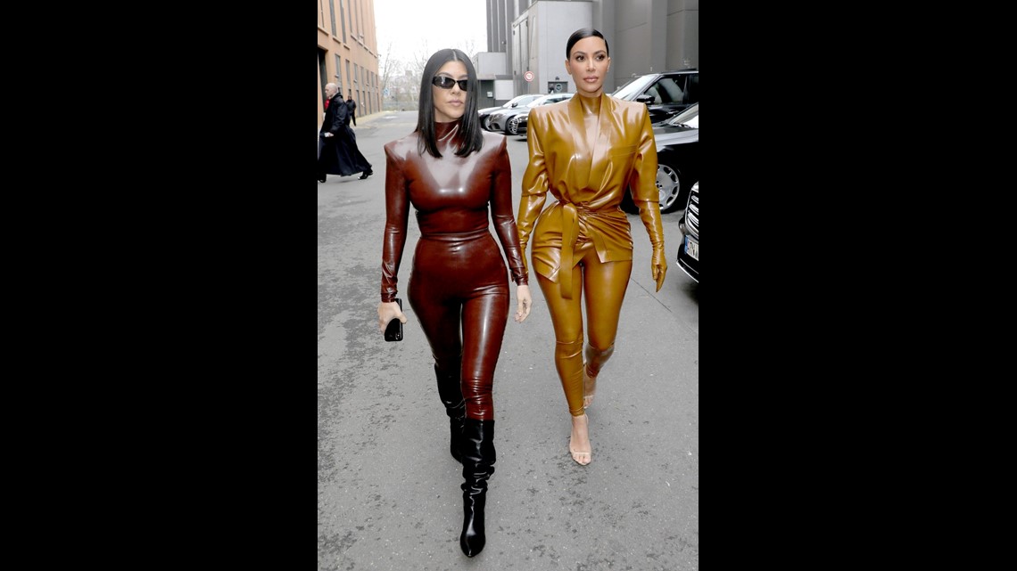 Kim Kardashian Wore Latex at Paris Fashion Week Three Times in One